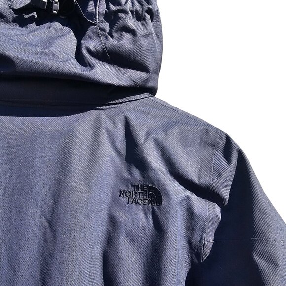 The North Face Get Down HyVent 550 Insulated Hooded Jacket Coat Large Purple - Picture 9 of 16